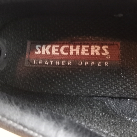 Skechers Shoes Skechers Alley Cat Black Leather Utility Shoe Sn711